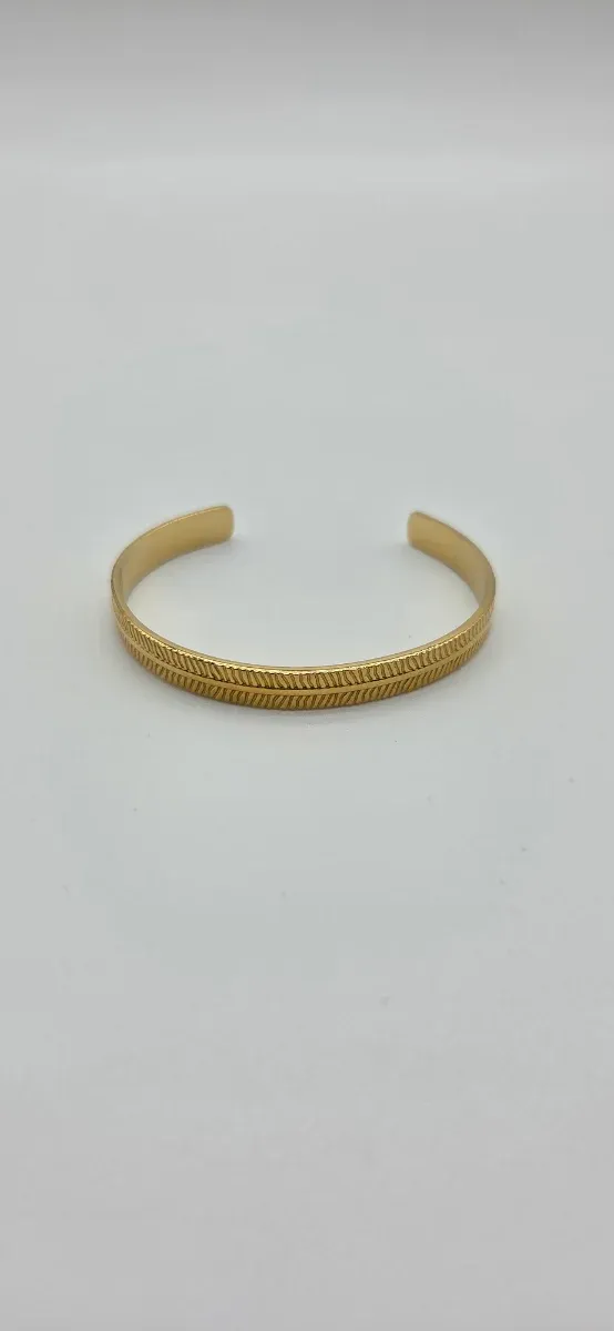 Pulsera Acero Quirúrgico Dorada