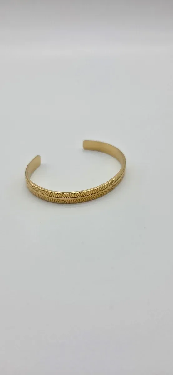 Pulsera Acero Quirúrgico Dorada