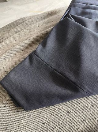 Pantalones de traje azul