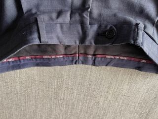 Pantalones de traje azul