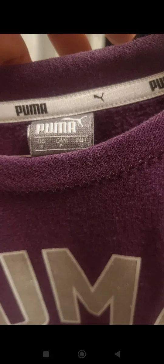 Vestido Sudadera Puma Morado