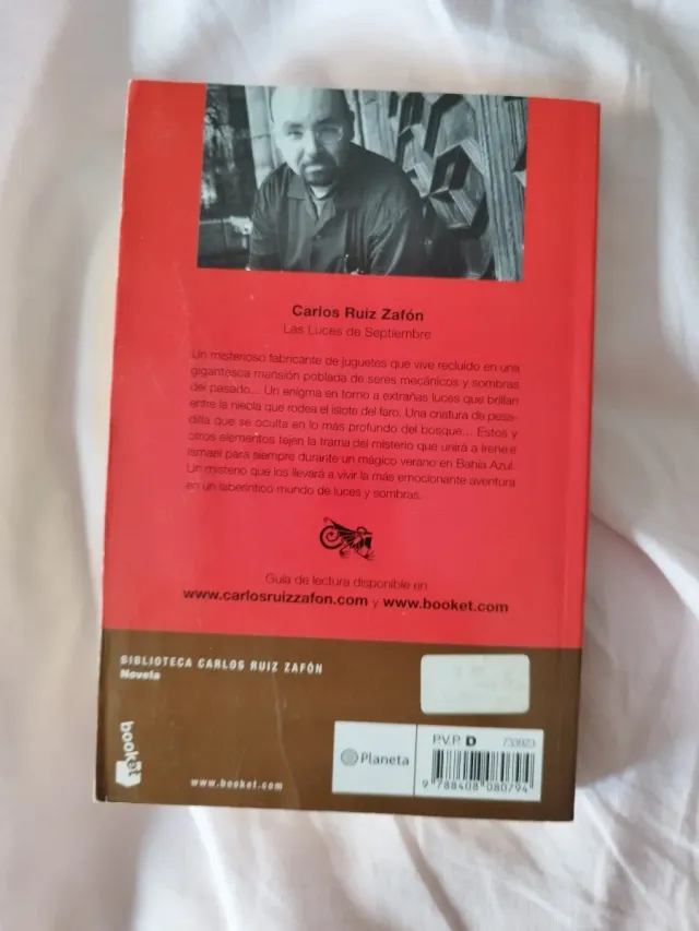 Libro Las luces de septiembre de Carlos Ruiz Zafón