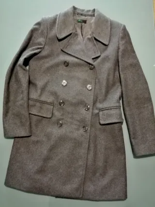 Cappotto donna grigio Benetton