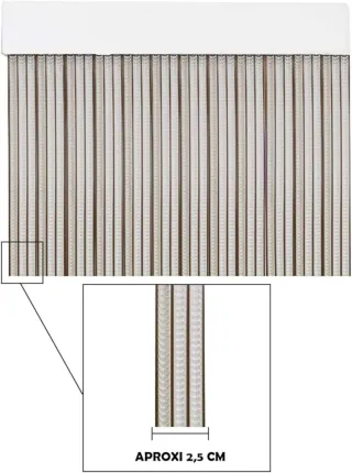Cortina mosquitera puerta 90x210cm