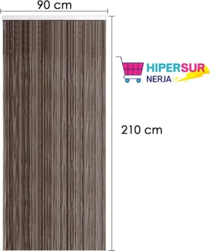 Cortina mosquitera 90x210cm marrón
