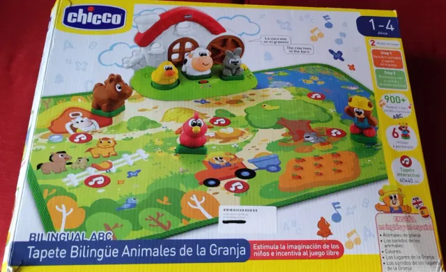 Tapete Interactivo Chicco Animales Granja Bilingüe