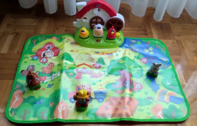 Tapete Interactivo Chicco Animales Granja Bilingüe