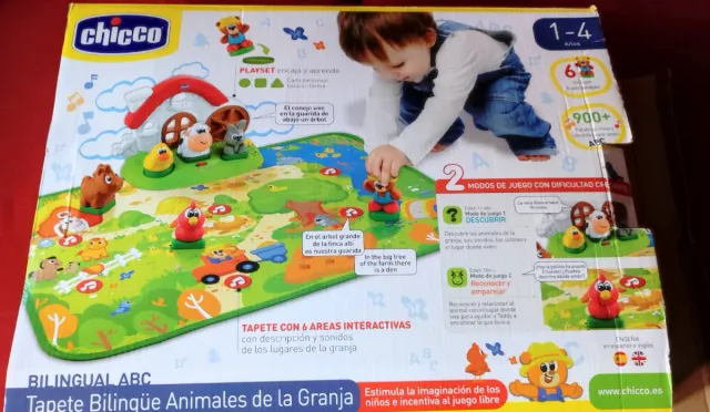 Tapete Interactivo Chicco Animales Granja Bilingüe