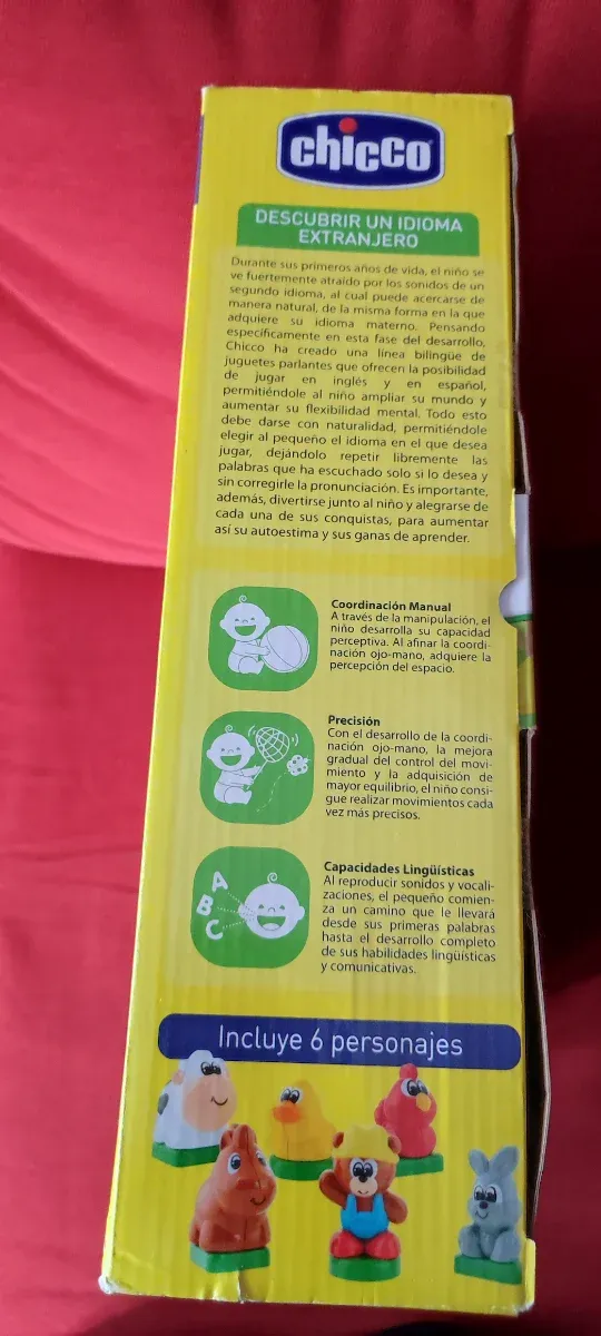 Tapete Interactivo Chicco Animales Granja Bilingüe