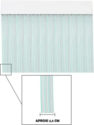 Tenda per Porta Striscia PVC 210x90cm