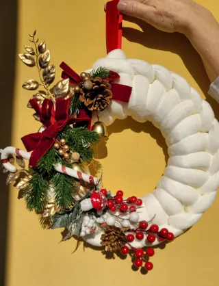 Ghirlanda Natalizia Decorata