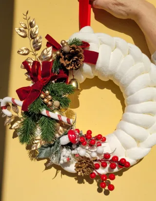 Ghirlanda Natalizia Decorata