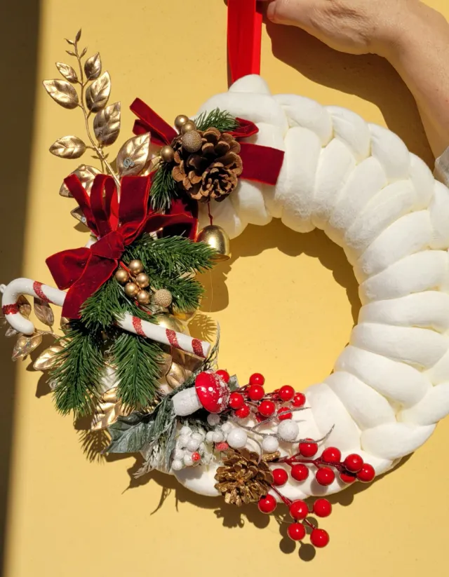 Ghirlanda Natalizia Decorata