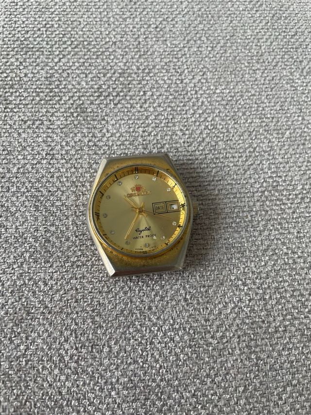 Reloj Orient Quartz Japan Dorado