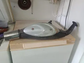 Tubo de escape FSM, para moto tifón Piaggio