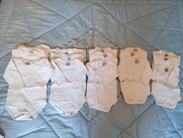 Lote Bodies desde la talla 0 hasta la 18 meses