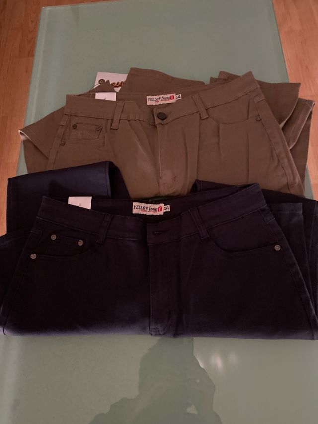 Pantalones largos Yellow Jeans Mujer T44 (2uds)