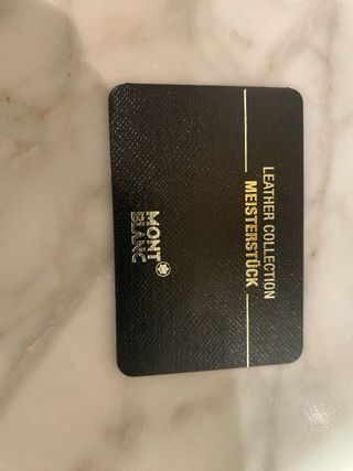 Cartera Montblanc Negra con Caja
