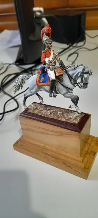 Soldado Plomo Inglés 54mm Trompeta