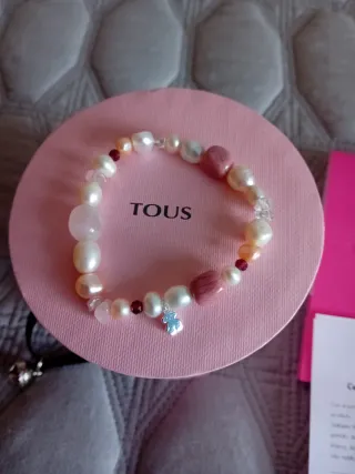 Pulsera Tous Perlas y Plata