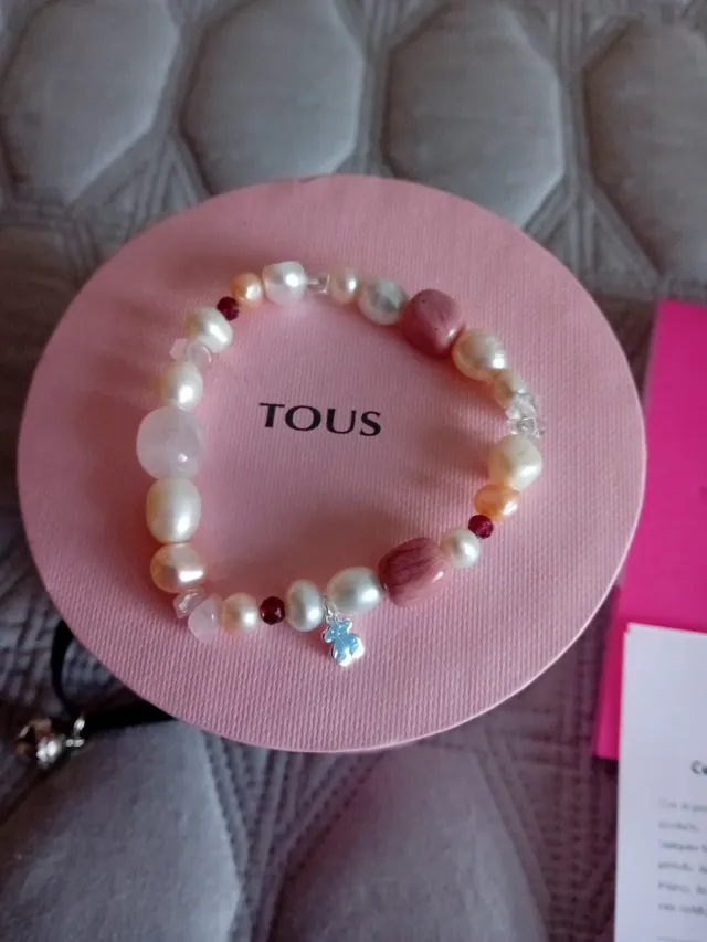 Pulsera Tous Perlas y Plata