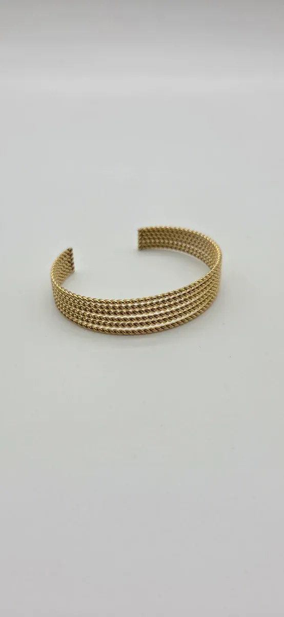 Pulsera Acero Quirúrgico Dorada