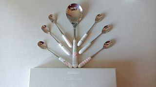 Set 7 cucchiaini Brandani decorati