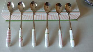 Set 7 cucchiaini Brandani decorati