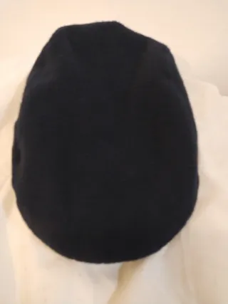 Gorra boina infantil negra