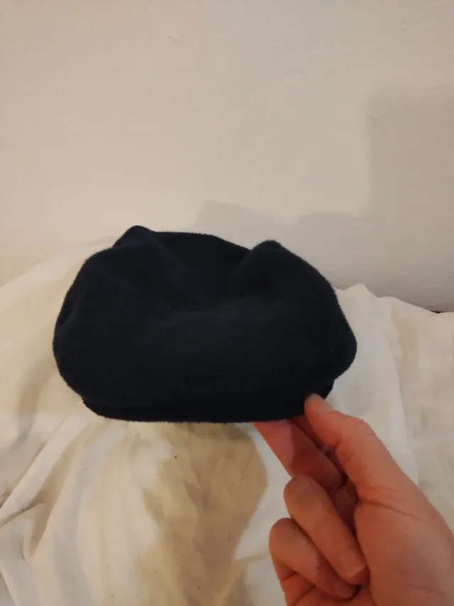 Gorra boina infantil negra