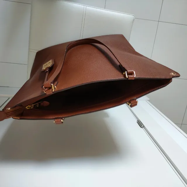 Bolso Tote Ralph Lauren Cuero