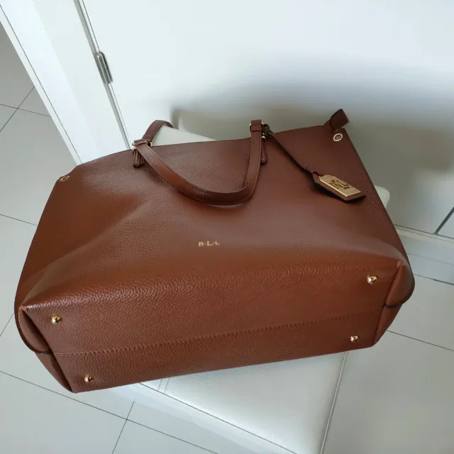 Bolso Tote Ralph Lauren Cuero