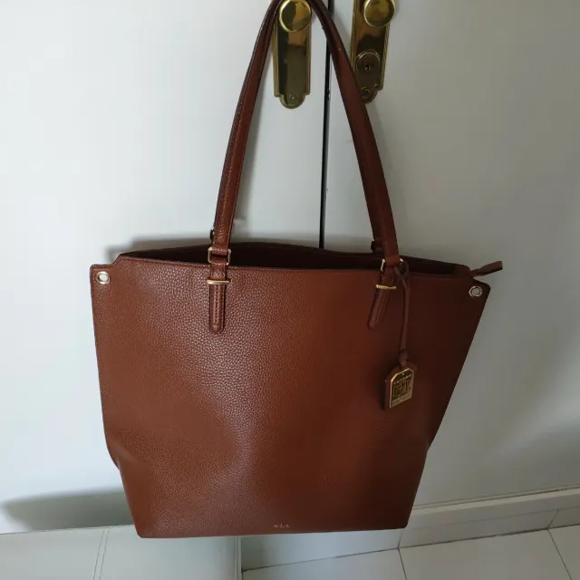 Bolso Tote Ralph Lauren Cuero