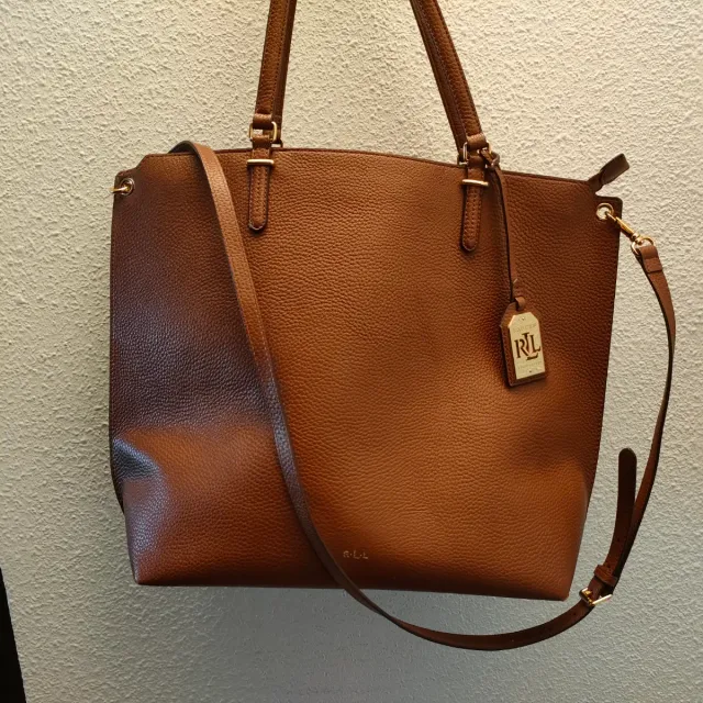 Bolso Tote Ralph Lauren Cuero