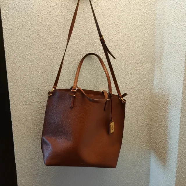 Bolso Tote Ralph Lauren Cuero