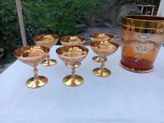 Set 6 Calici Champagne con Secchiello