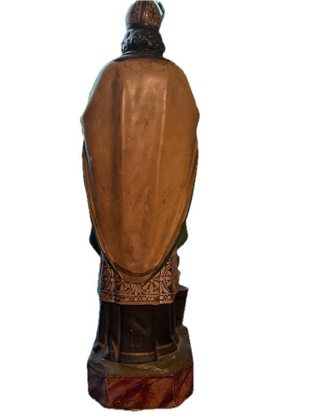 Antica scultura di San Nicola di Olot