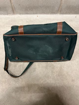 Borsa da viaggio verde e marrone