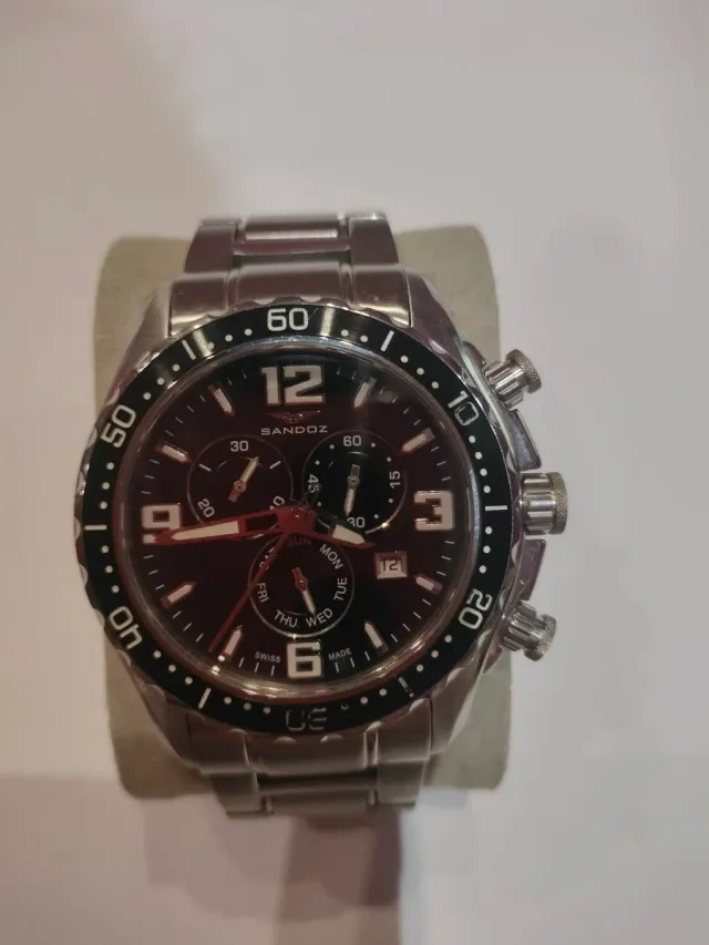 Reloj Sandoz Cronógrafo Acero Inoxidable