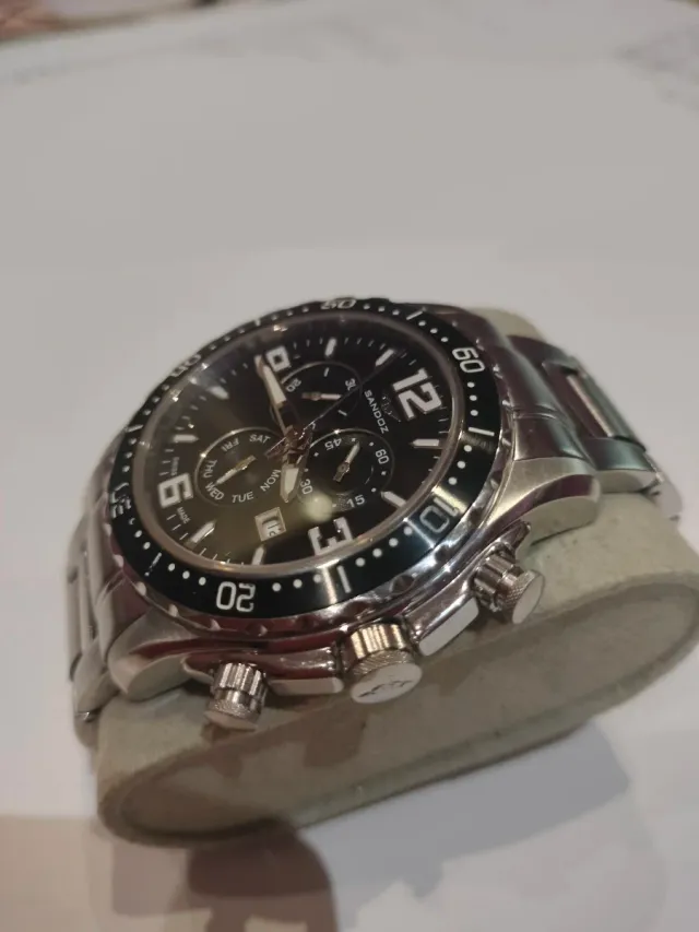 Reloj Sandoz Cronógrafo Acero Inoxidable
