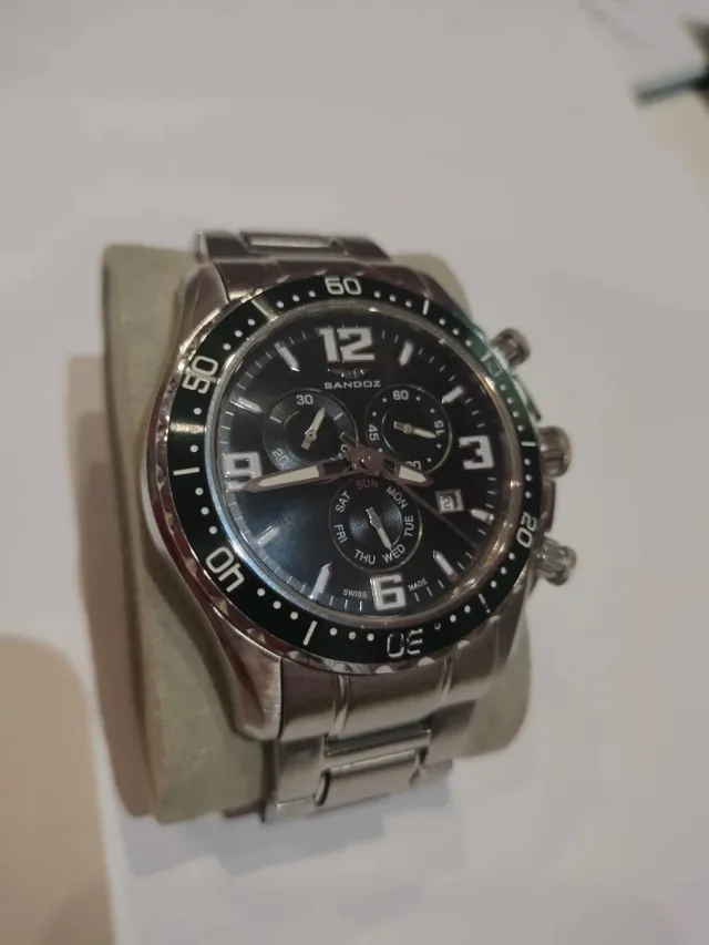 Reloj Sandoz Cronógrafo Acero Inoxidable