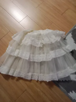 Cancán de tul con volantes