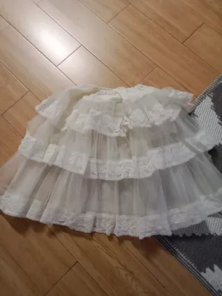 Cancán de tul con volantes