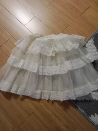 Cancán de tul con volantes