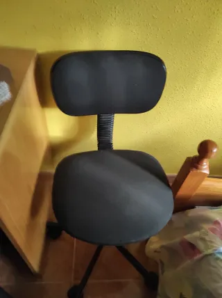 Silla de escritorio negra