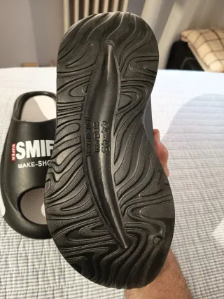 Chanclas hombre negras y turquesa