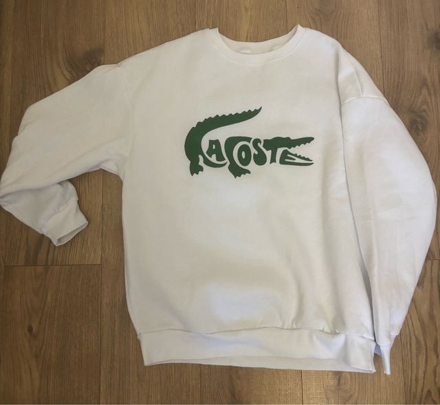 Lacoste Oversize Blanca Talla S. Nueva.