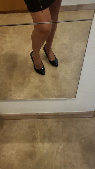 Zapatos azul marino de charol