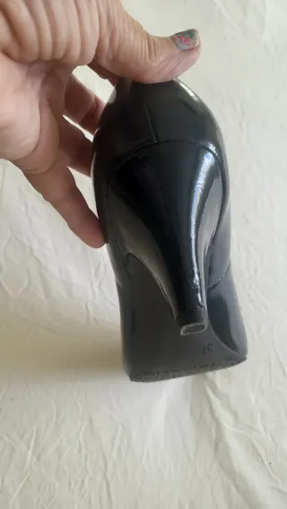 Zapatos azul marino de charol