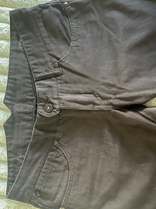 Pantalón Religion Negro Mujer Talla 36.